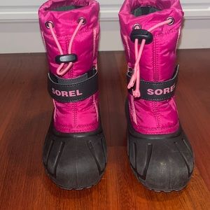 Sorel Flurry Weather Resistant Girls Snow Boot Size 11